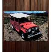Металлическая табличка Toyota Land Cruiser 40 (BJ44V)